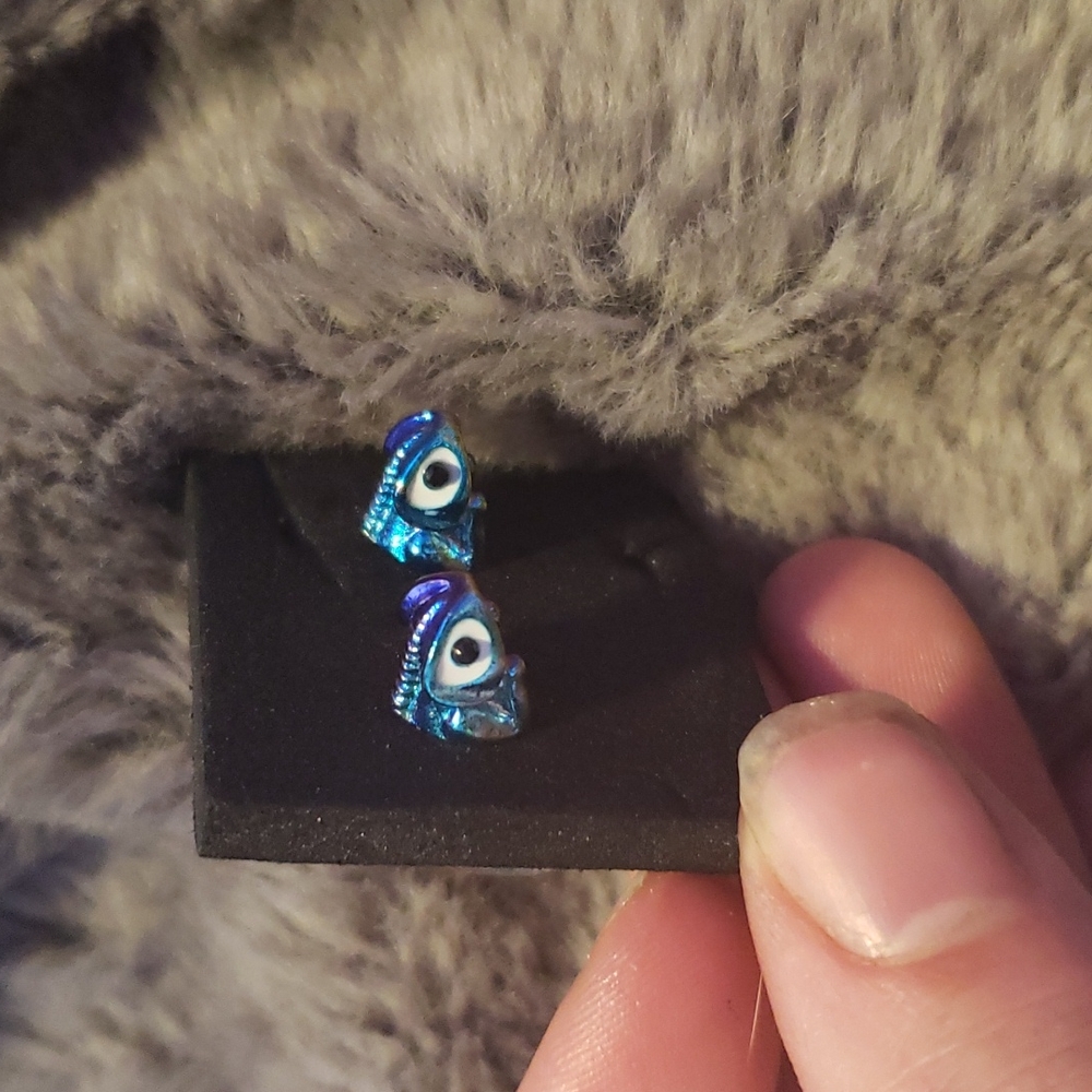 Chameleon earings